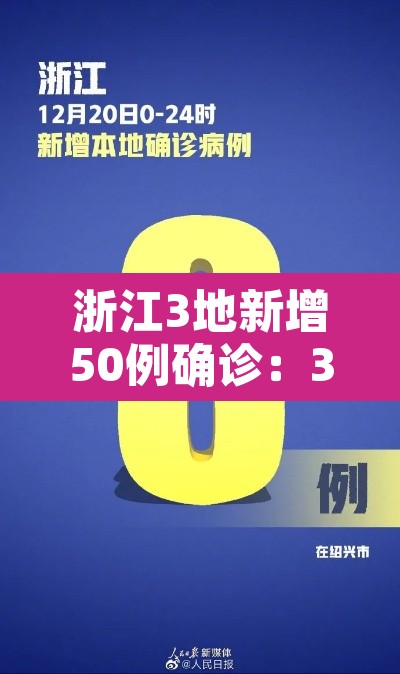 浙江3地新增50例确诊:31省区市新增55例确诊病例,浙江新增1例本土病例 浙江3地新增50例确诊:31省区市新增55例确诊病例,浙江新增1例本土病例