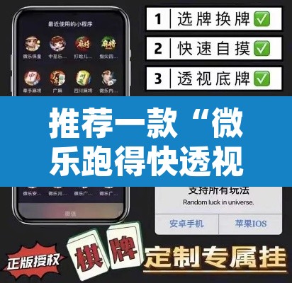 推荐一款“微乐跑得快透视软件”其实确实有挂