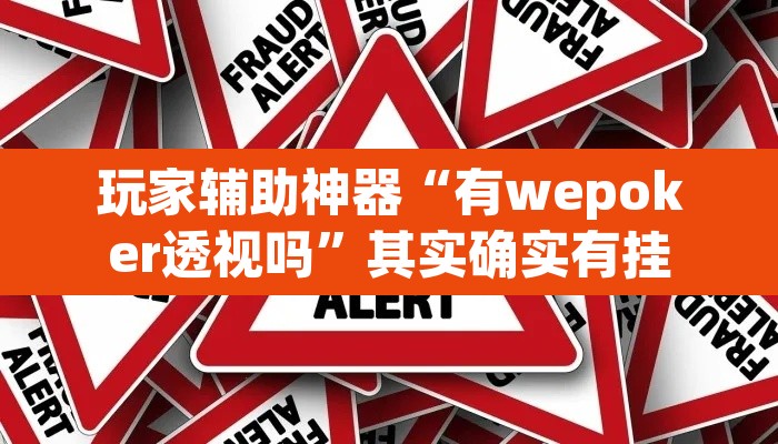 玩家辅助神器“有wepoker透视吗”其实确实有挂