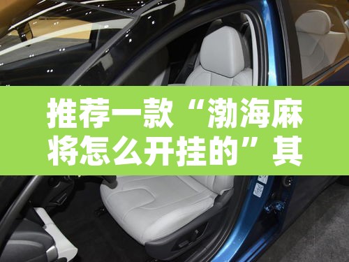 推荐一款“渤海麻将怎么开挂的”其实确实有挂