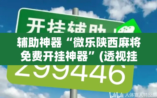 辅助神器“微乐陕西麻将免费开挂神器”(透视挂)辅助透视教程