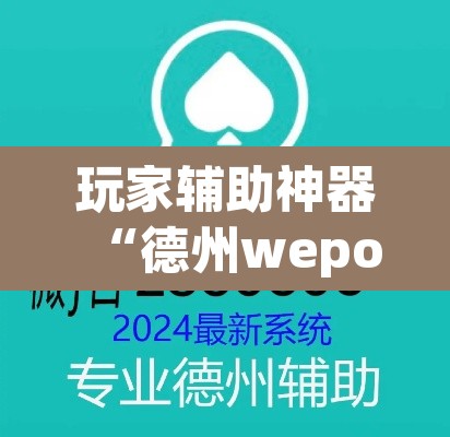 玩家辅助神器“德州wepoker开挂透视”其实确实有挂