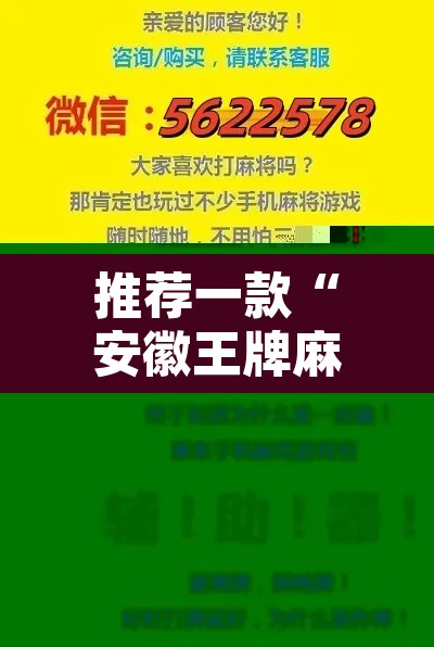 推荐一款“安徽王牌麻将可以开挂吗”其实确实有挂