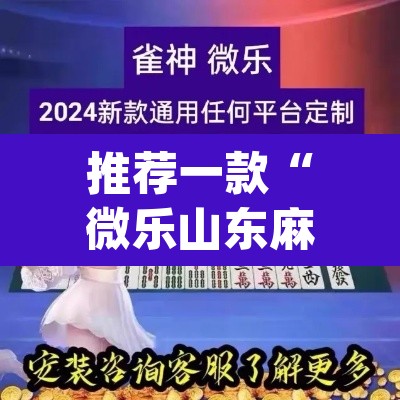推荐一款“微乐山东麻将万能开挂器通用版	”(透视挂)辅助透视教程