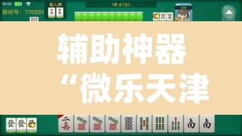 辅助神器“微乐天津麻将万能开挂器”(透视挂)辅助透视教程