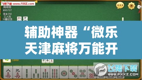 辅助神器“微乐天津麻将万能开挂器”(透视挂)辅助透视教程