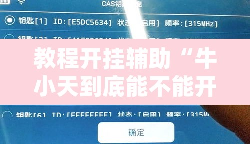 教程开挂辅助“牛小天到底能不能开挂”(透视)其实确实有挂