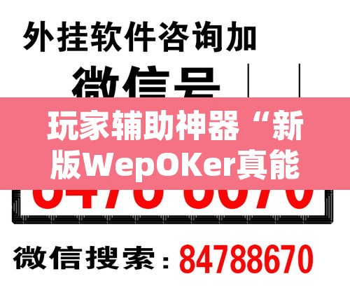 玩家辅助神器“新版WepOKer真能买到挂吗	”其实确实有挂