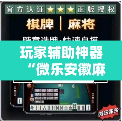 玩家辅助神器“微乐安徽麻将怎么提高胜率”(透视)其实确实有挂