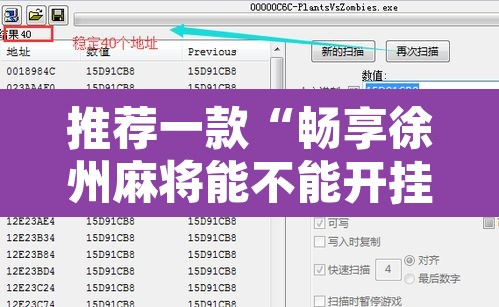 推荐一款“畅享徐州麻将能不能开挂”附辅助神器开挂脚本详细步骤