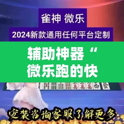 辅助神器“微乐跑的快有没有开挂的软件	”(透视)其实确实有挂