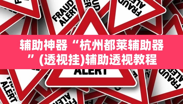 辅助神器“杭州都莱辅助器”(透视挂)辅助透视教程