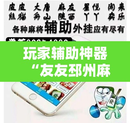 玩家辅助神器“友友邳州麻将确实可以开挂”(透视)其实确实有挂