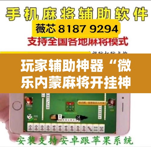 玩家辅助神器“微乐内蒙麻将开挂神器”(透视挂)辅助透视教程