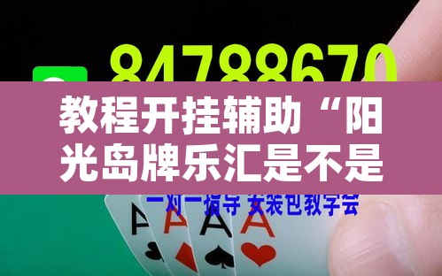 教程开挂辅助“阳光岛牌乐汇是不是有挂	”其实确实有挂