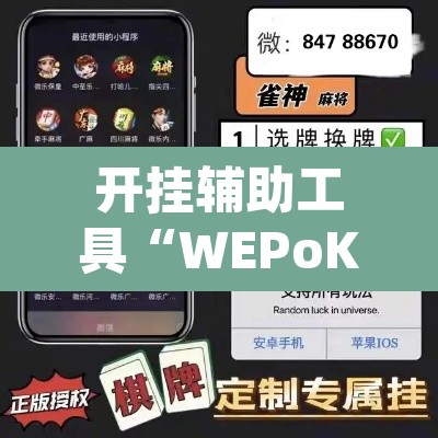 开挂辅助工具“WEPoKeR透视辅助器”(透视挂)辅助透视教程