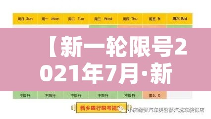 【新一轮限号2021年7月·新一轮限号2020】 【新一轮限号2021年7月·新一轮限号2020】