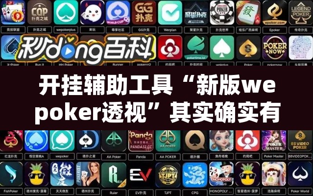开挂辅助工具“新版wepoker透视”其实确实有挂