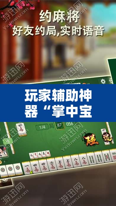 玩家辅助神器“掌中宝麻将怎么装挂”其实确实有挂