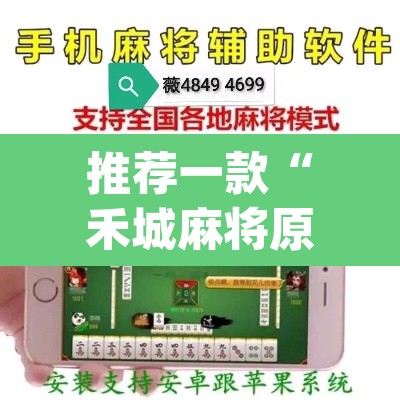 推荐一款“禾城麻将原来可以开挂”(透视)其实确实有挂