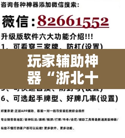 玩家辅助神器“浙北十三张开挂辅助软件”附辅助神器开挂脚本详细步骤