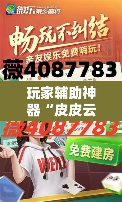 玩家辅助神器“皮皮云南麻将怎么开挂”(透视)其实确实有挂