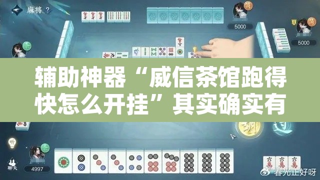 辅助神器“威信茶馆跑得快怎么开挂”其实确实有挂