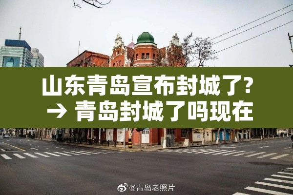 山东青岛宣布封城了? → 青岛封城了吗现在 山东青岛宣布封城了? → 青岛封城了吗现在