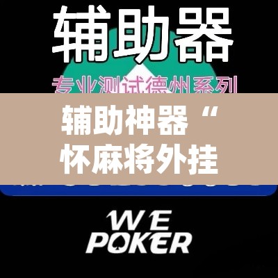 辅助神器“怀麻将外挂辅助器”(透视)其实确实有挂
