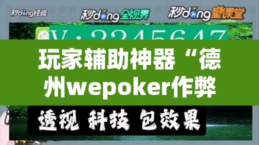 玩家辅助神器“德州wepoker作弊辅助开挂透视方法	”开挂辅助脚本+详细开挂安装教程