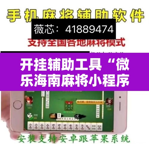 开挂辅助工具“微乐海南麻将小程序怎么开挂	”其实确实有挂