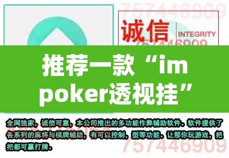 推荐一款“impoker透视挂	”开挂辅助脚本+详细开挂安装教程
