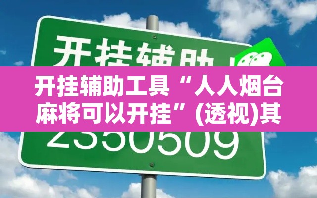 开挂辅助工具“人人烟台麻将可以开挂	”(透视)其实确实有挂