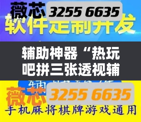 辅助神器“热玩吧拼三张透视辅助软件”附辅助神器开挂脚本详细步骤