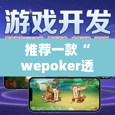 推荐一款“wepoker透视辅助软件”开挂辅助脚本+详细开挂安装教程