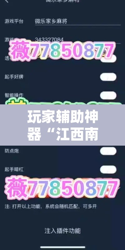 玩家辅助神器“江西南昌微乐麻将可以开挂吗”(透视挂)辅助透视教程