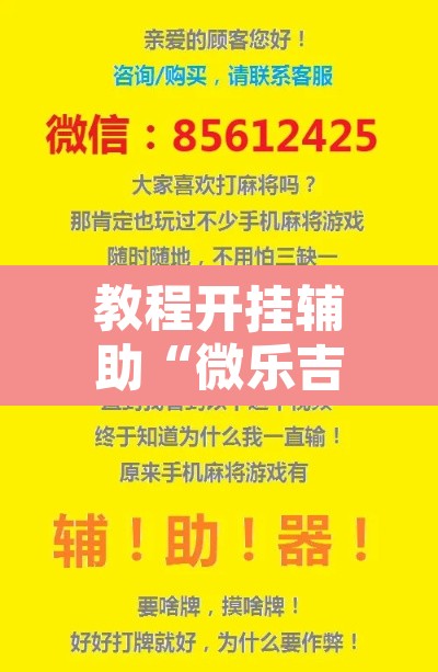 教程开挂辅助“微乐吉林麻将有没有挂”开挂辅助脚本+详细开挂安装教程