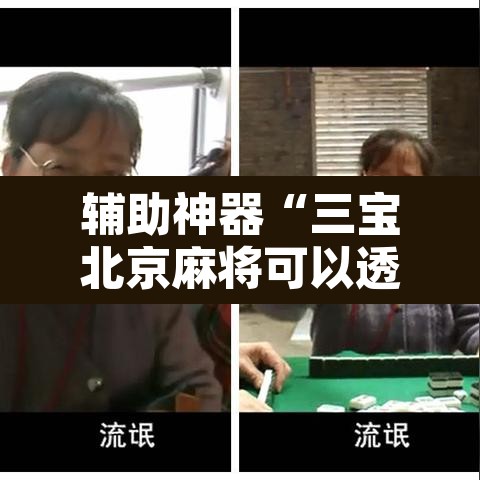 辅助神器“三宝北京麻将可以透明吗”其实确实有挂
