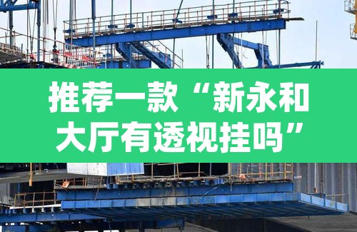 推荐一款“新永和大厅有透视挂吗	”(透视)其实确实有挂