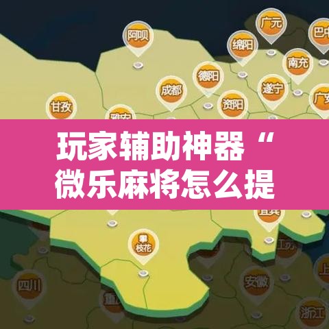 玩家辅助神器“微乐麻将怎么提高胜率”(透视)其实确实有挂