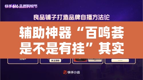 辅助神器“百鸣荟是不是有挂”其实确实有挂