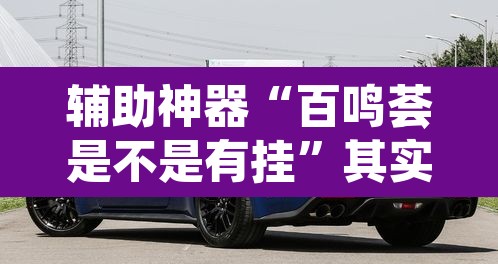 辅助神器“百鸣荟是不是有挂”其实确实有挂