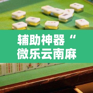 辅助神器“微乐云南麻将万能开挂器”其实确实有挂
