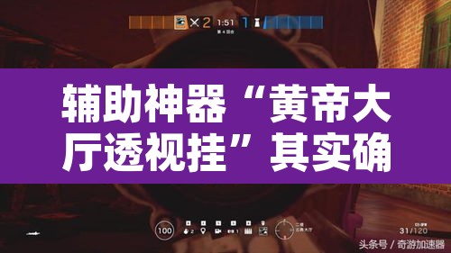 辅助神器“黄帝大厅透视挂”其实确实有挂