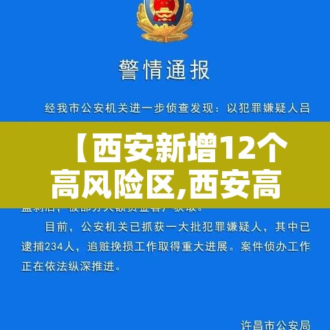 【西安新增12个高风险区,西安高风险小区】 【西安新增12个高风险区,西安高风险小区】