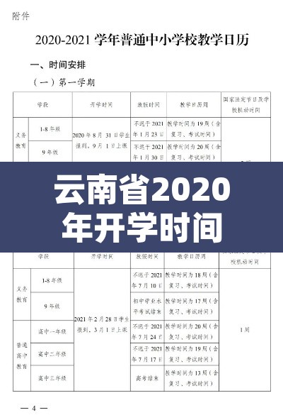 云南省2020年开学时间—（云南省2020年春季开学时间）