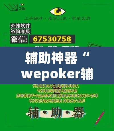 辅助神器“wepoker辅助器怎么用	”(透视挂)辅助透视教程