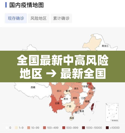 全国最新中高风险地区 → 最新全国中高风险地区最新名单 全国最新中高风险地区 → 最新全国中高风险地区最新名单
