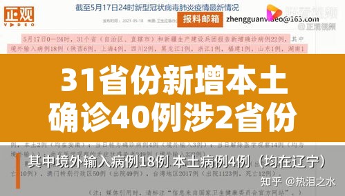31省份新增本土确诊40例涉2省份—（31省新增本土确诊49例）