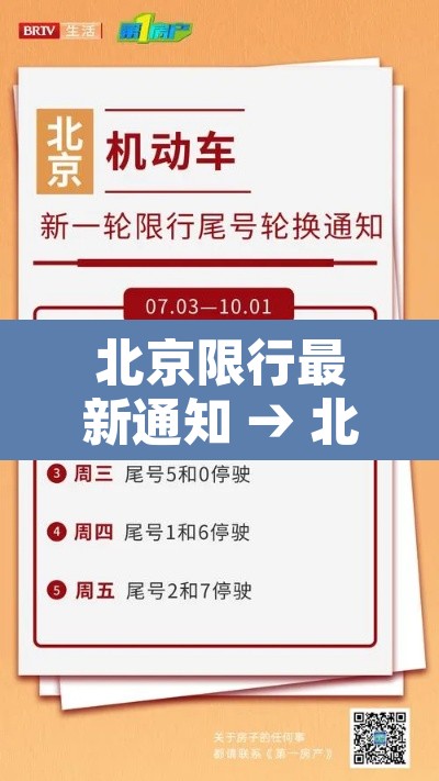北京限行最新通知 → 北京外地车几点到几点限行